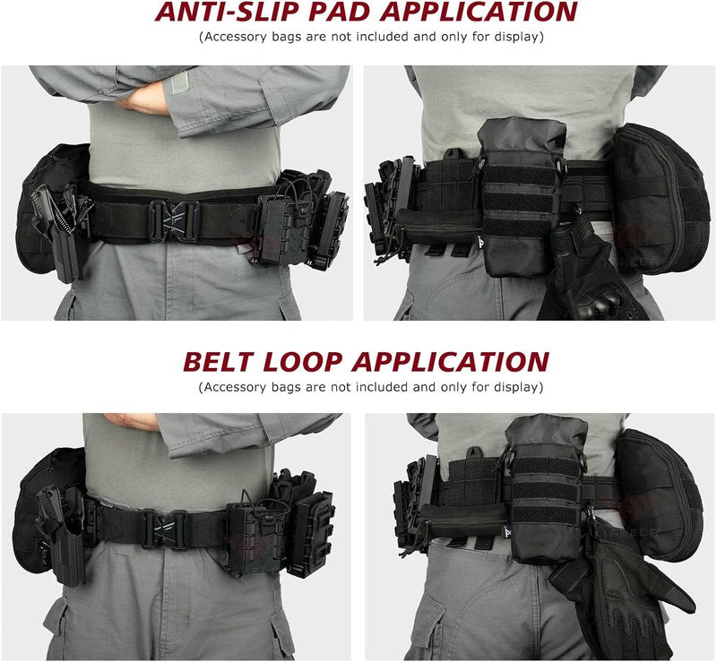 Tactical Battle Belt - Quick-Release Rigger for Men | Durable Anti-Slip Nylon Design