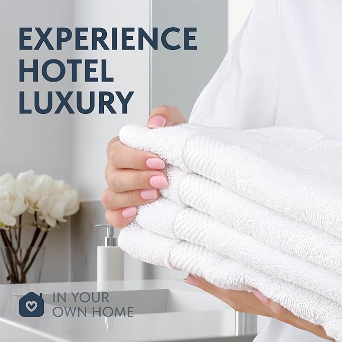 Luxury White Hand Towels