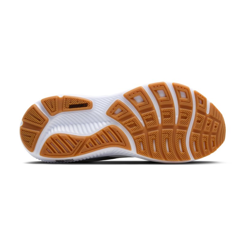 Brooks Men’s Ghost 17 Neutral Running Shoe - White/Black/Tea - 10 Medium