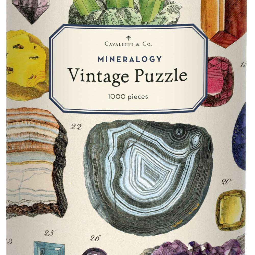 Cavallini 1000 Piece Puzzle, Mineralogie (PZL/MINERALOGIE)