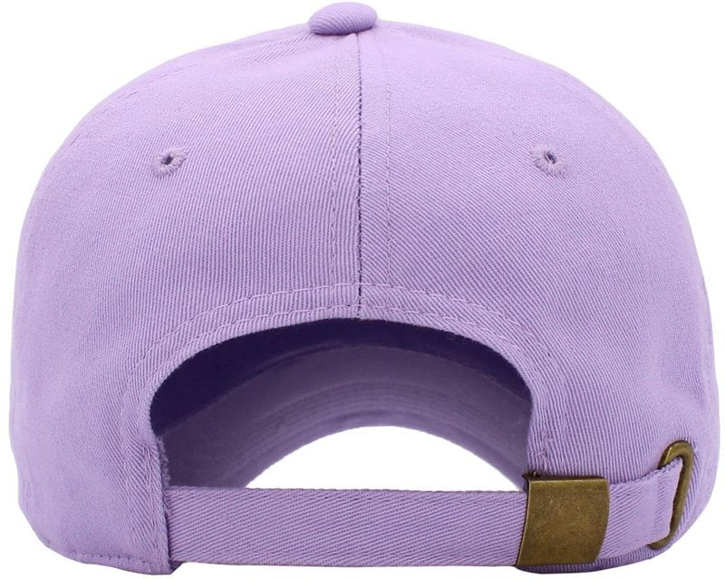 KBETHOS® Classic Cotton Adjustable Low Crown Cotton Baseball Cap, Lavender