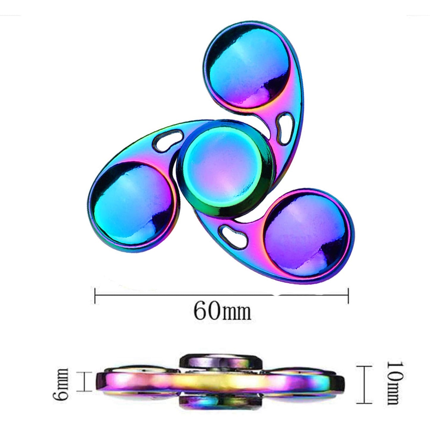 Cool Fidget Pack Toys Set, Novelty Fidgets Spinners Rainwbow Finger Hand Spinner Metal Fidget Chain Cube Kit Focus Autism Toy Fingertip Gyro Stress Relief Spiral Twister Anti Anxiety Gifts Kids Adults