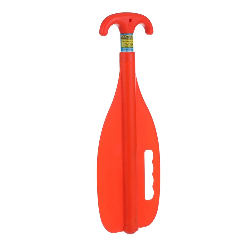 Seachoice Emergency Multi-Purpose Telescoping Boat Hook and Paddle, Orange, 18-31 In.