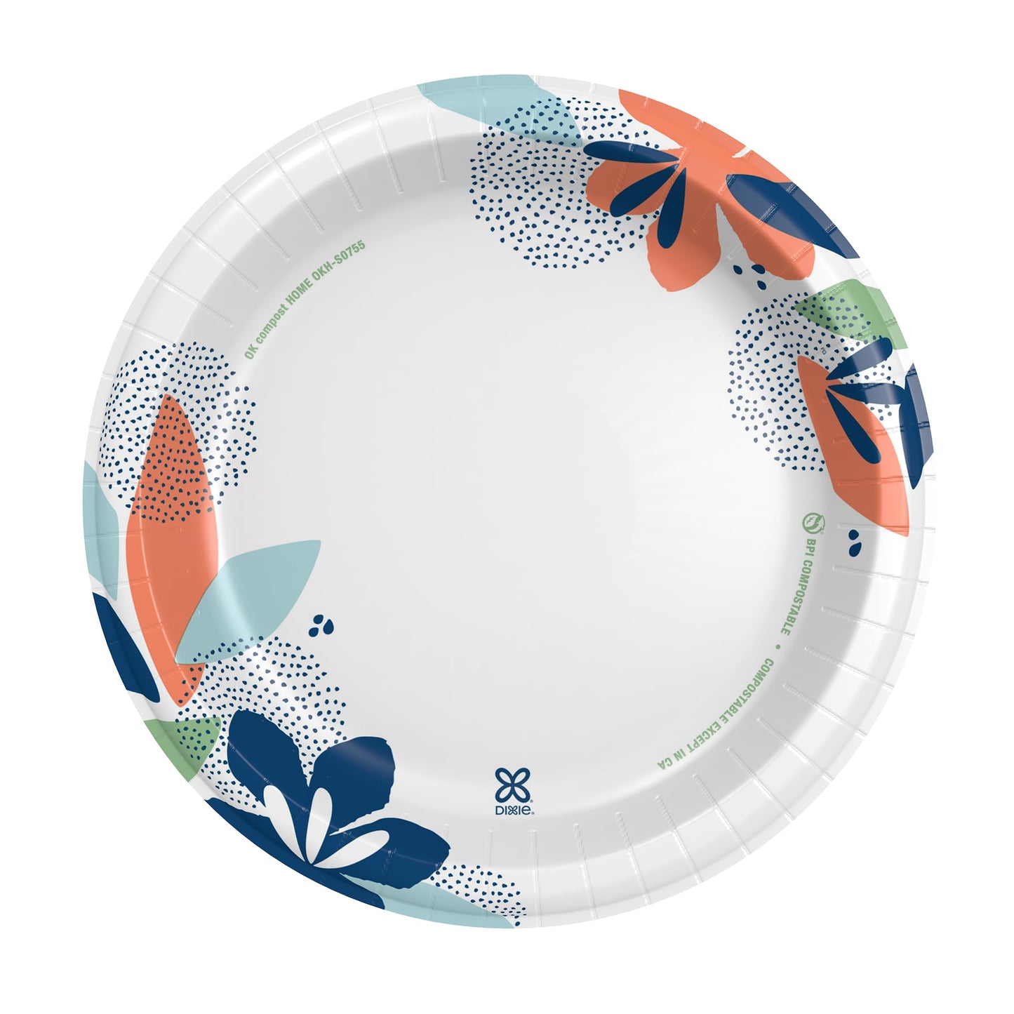 Dixie Large Paper Plates, 10 Inch, 204 Count, 2X Stronger*, Microwave-Safe, Soak-Proof, Cut Resistant, Disposable Plates For Everyday Breakfast, Lunch, & Dinner Meals