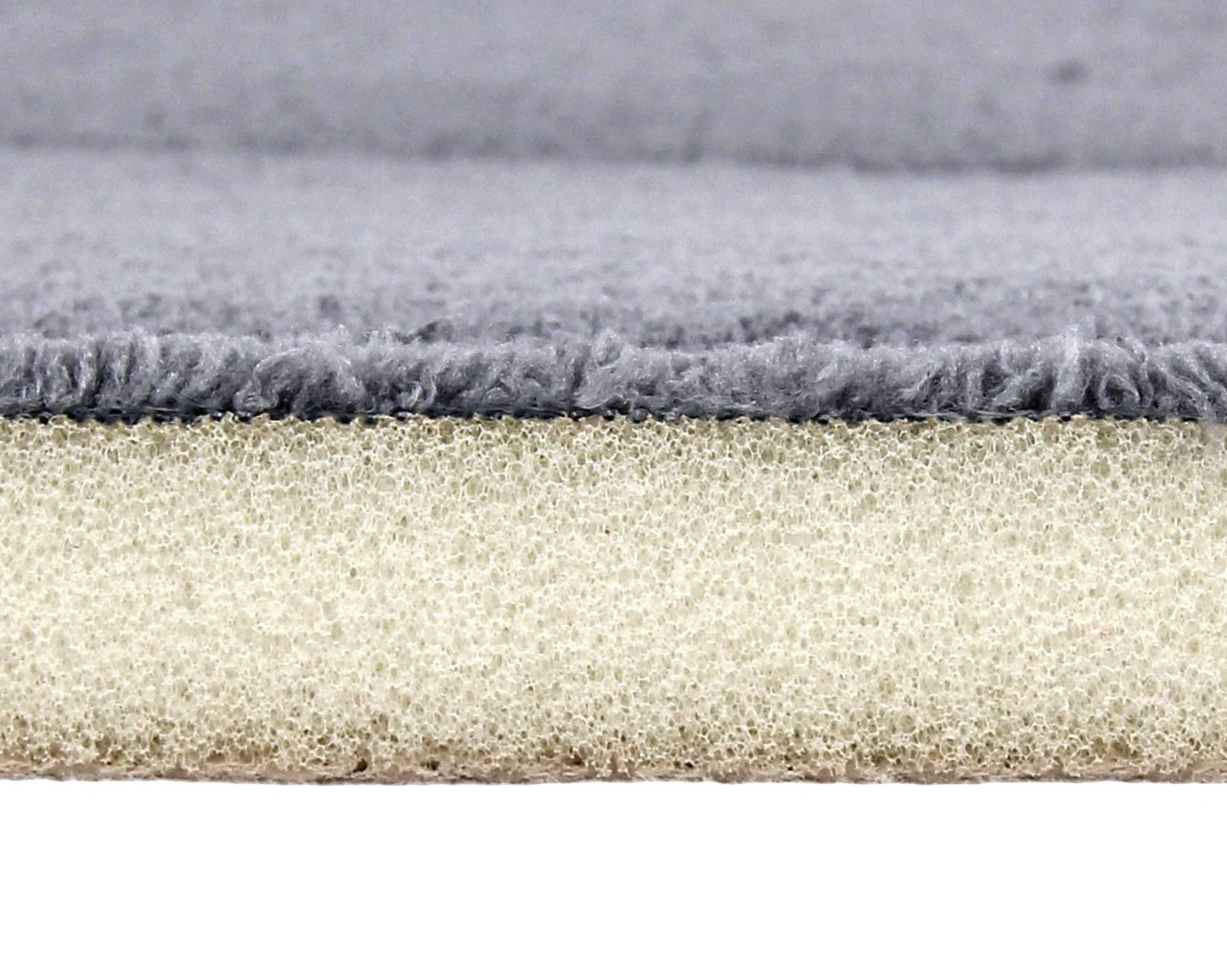 Fabbrica Home Ultra-Soft High Density Memory Foam Runner (21in x 34in) Grey