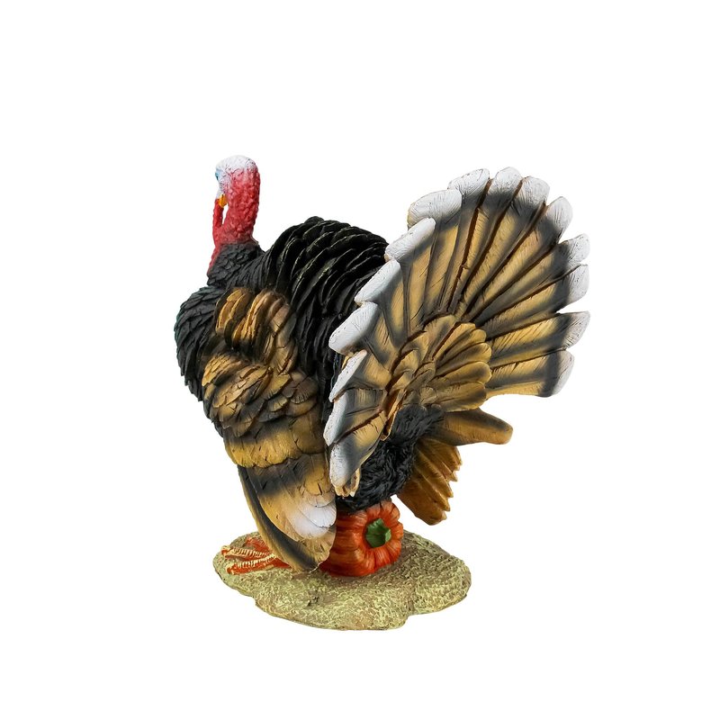 Design Toscano QM2373100 North American Turkey Statue,full color,Small