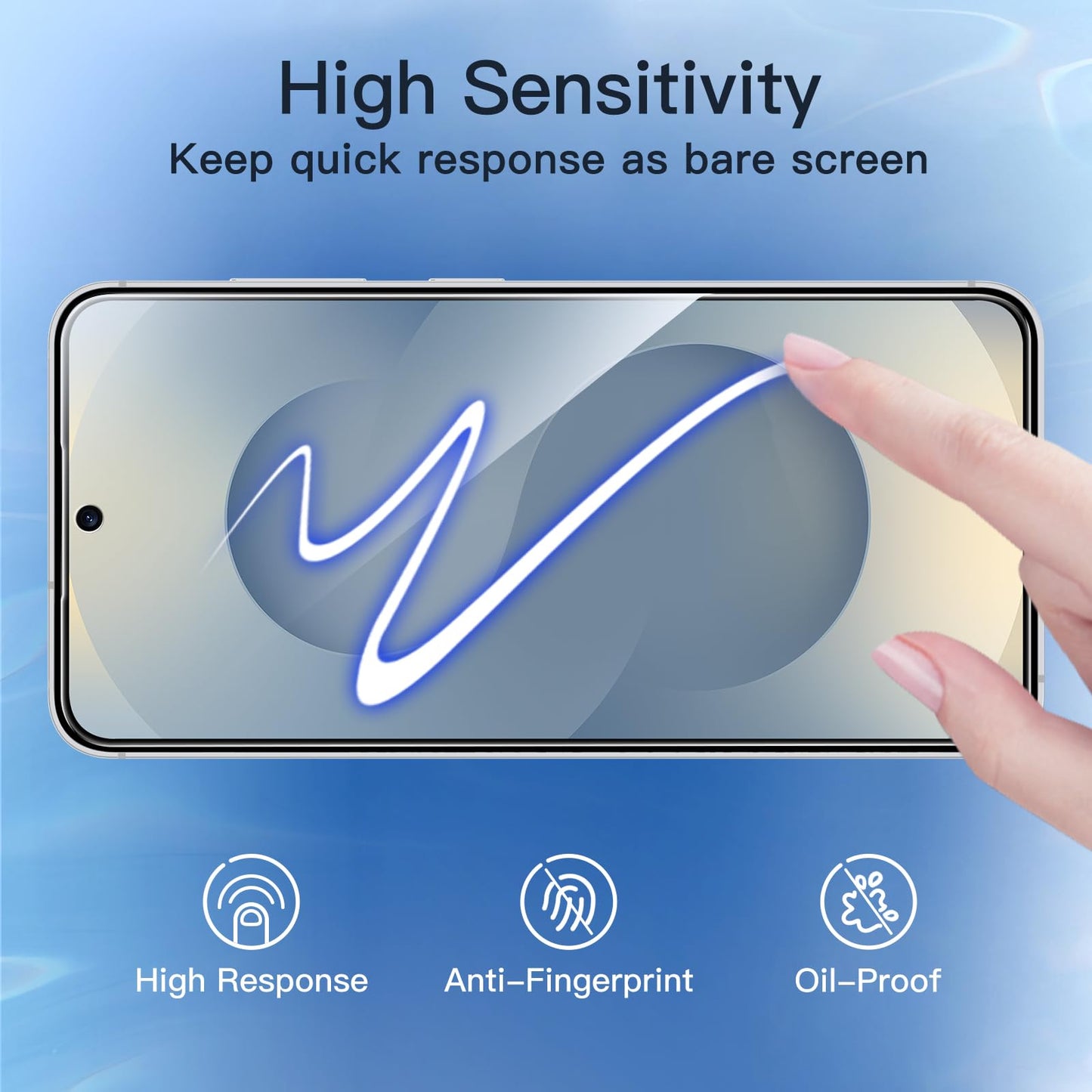JETech Privacy Screen Protector for Samsung Galaxy S23 5G 6.1-Inch with Camera Lens Protector, Anti-Spy Tempered Glass Film, Fingerprint ID Compatible, 2-Pack Each