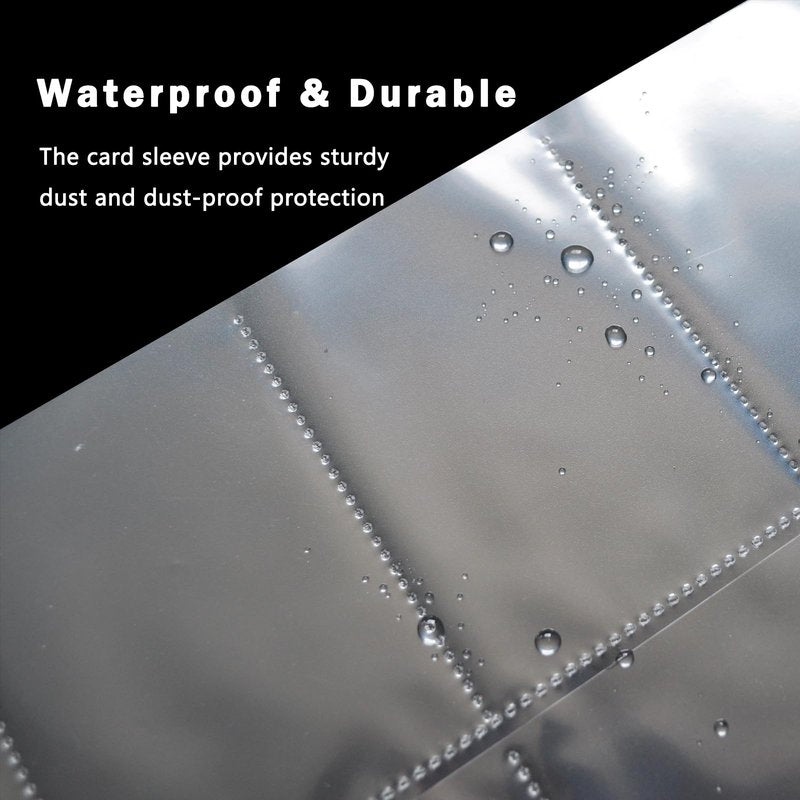 Seashell 50 Pack 900 Pockets Trading Card Binder Sleeves, 9-Pocket Double-Sided Sheets for 3 Ring Binder, Clear Page Protectors for Football, Baseball, Business Cards