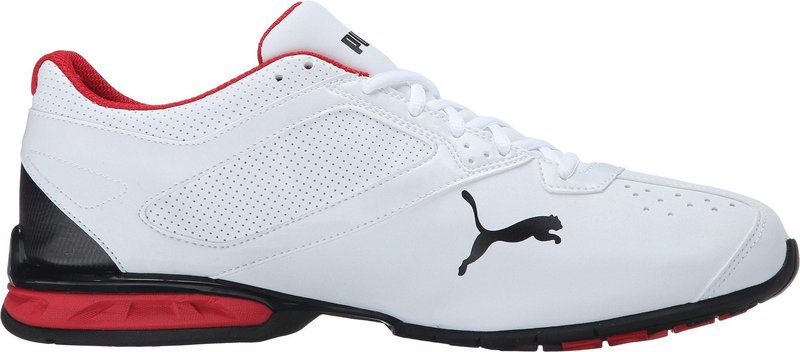 PUMA Men's Tazon 6 FM Cross Training Shoes, White-Black-Silver, 10.5