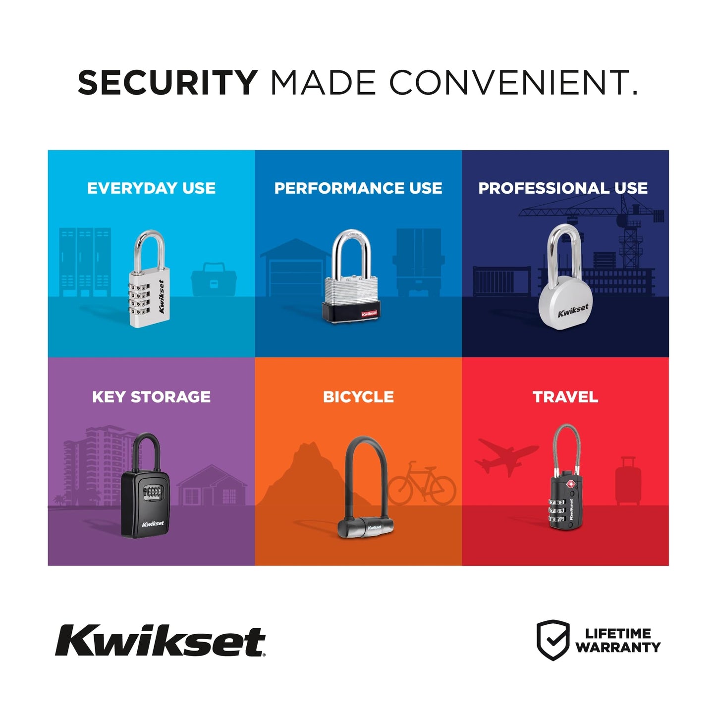 Kwikset SmartKey Re-Keyable Laminated Steel Padlock with Boron Carbide Shackle, with Weather Cover, Outdoor Gate and Storage Lock, 2 in Body, 1-1/2 in Shackle, 4 Pack Keyed Alike, Silver