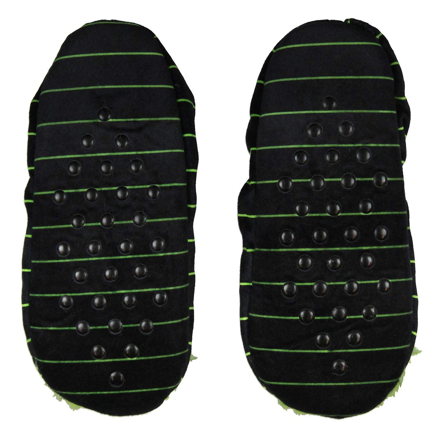 Beetlejuice Slippers 3D Hair Embroidered Character Slipper Socks with No-Slip Sole For Women Men (Medium)