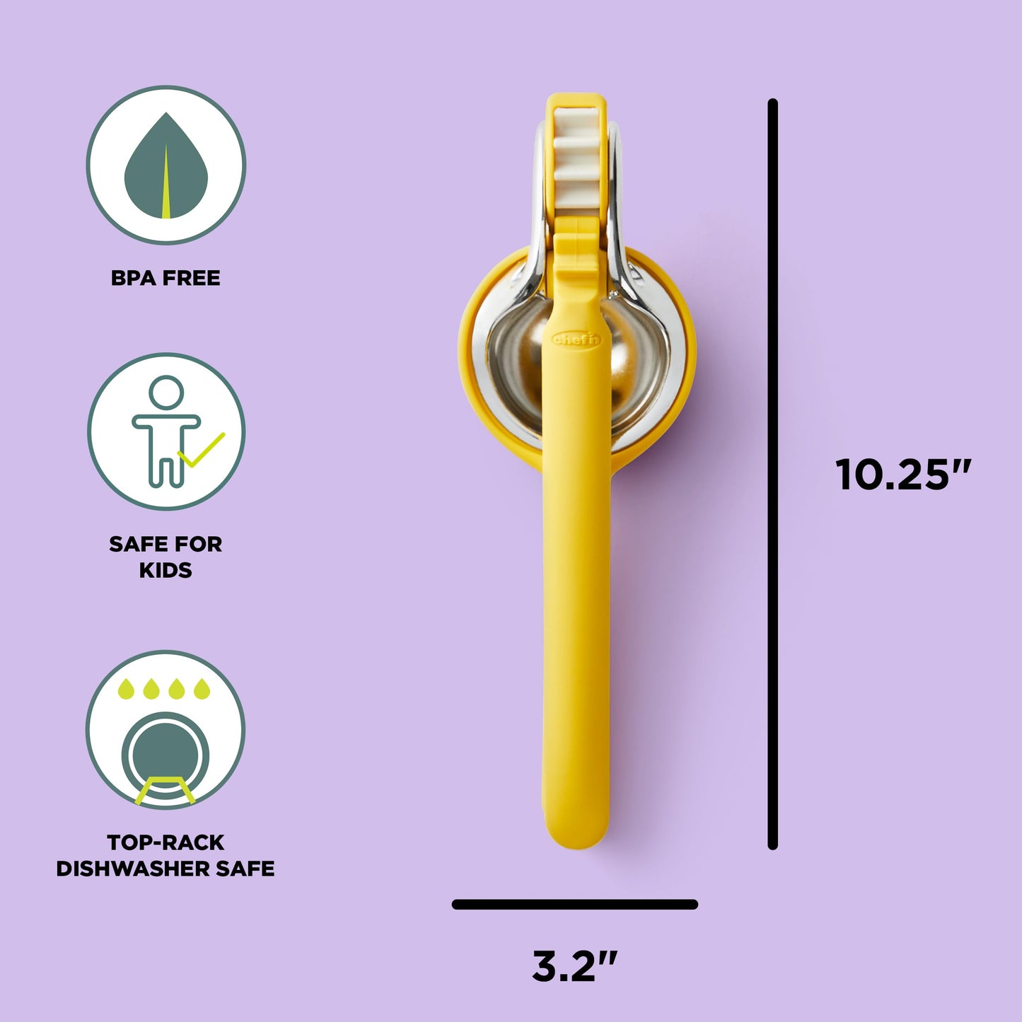 Chef'n Freshforce Citrus Juicer (Lemon), 10.25 long