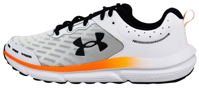 Under Armour Men's Charged Assert 10, (101) White/White/Black, 8, US