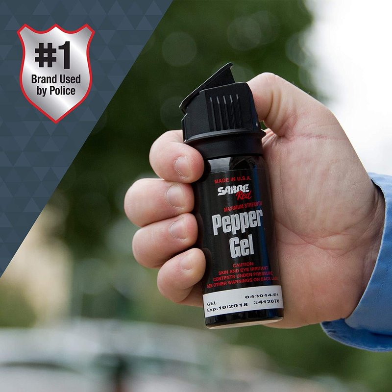 Sabre Red, Tactical Series - Pepper Gel OC Spray with Belt Clip