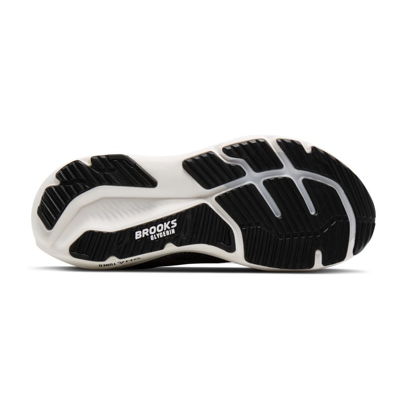 Brooks Women’s Glycerin 23 Neutral Running Shoe - Black/Grey/White - 5.5 Medium