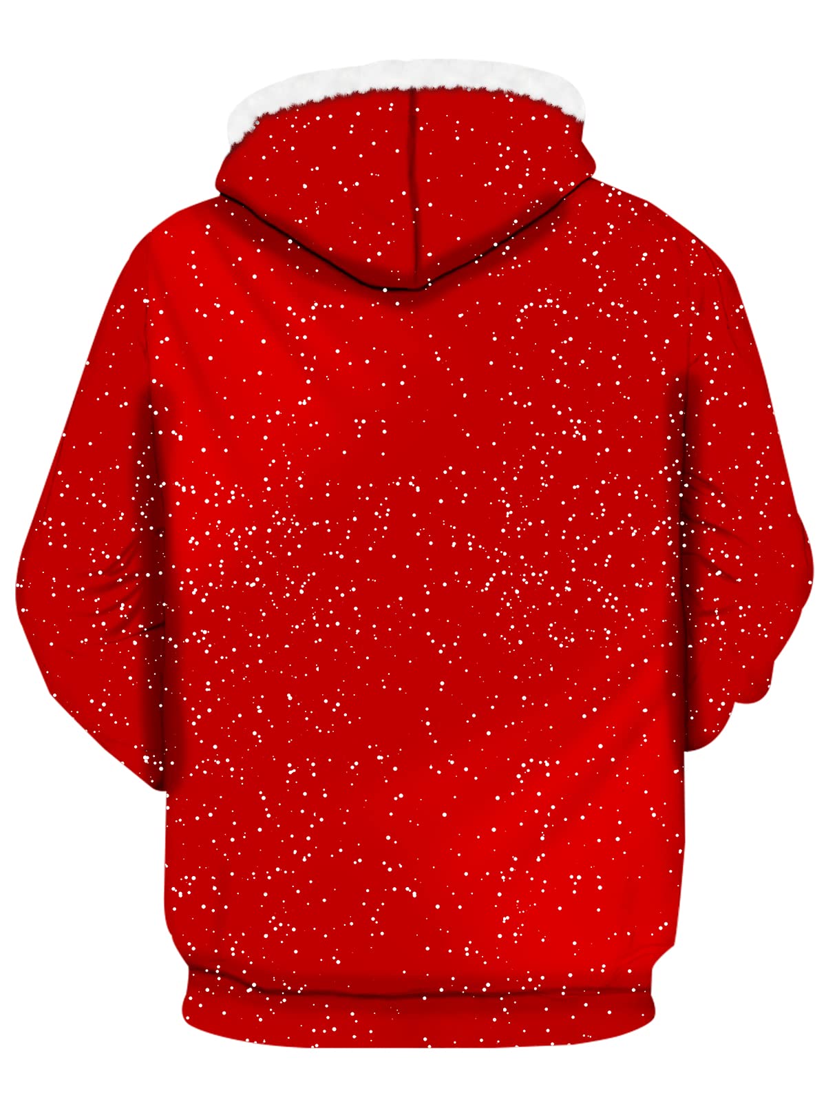 SANKILL Graphic Hoodies for Men Funny Novelty Pullover Sweatshirt Xmas Gifts Black red Anime Hoodie Cool Designs Rapper