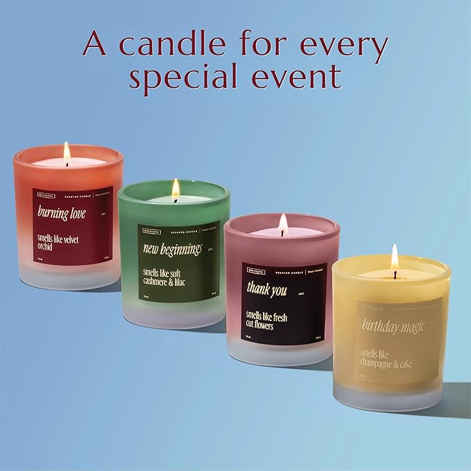 Benevolence LA New Beginnings Scented Candles | 10 oz, 40-50 Hour Burn, New Home Candle | House Warming Gifts for Women, Friends | Gift Idea for Promotion, Retirement - Notes of Cashmere & Lilac