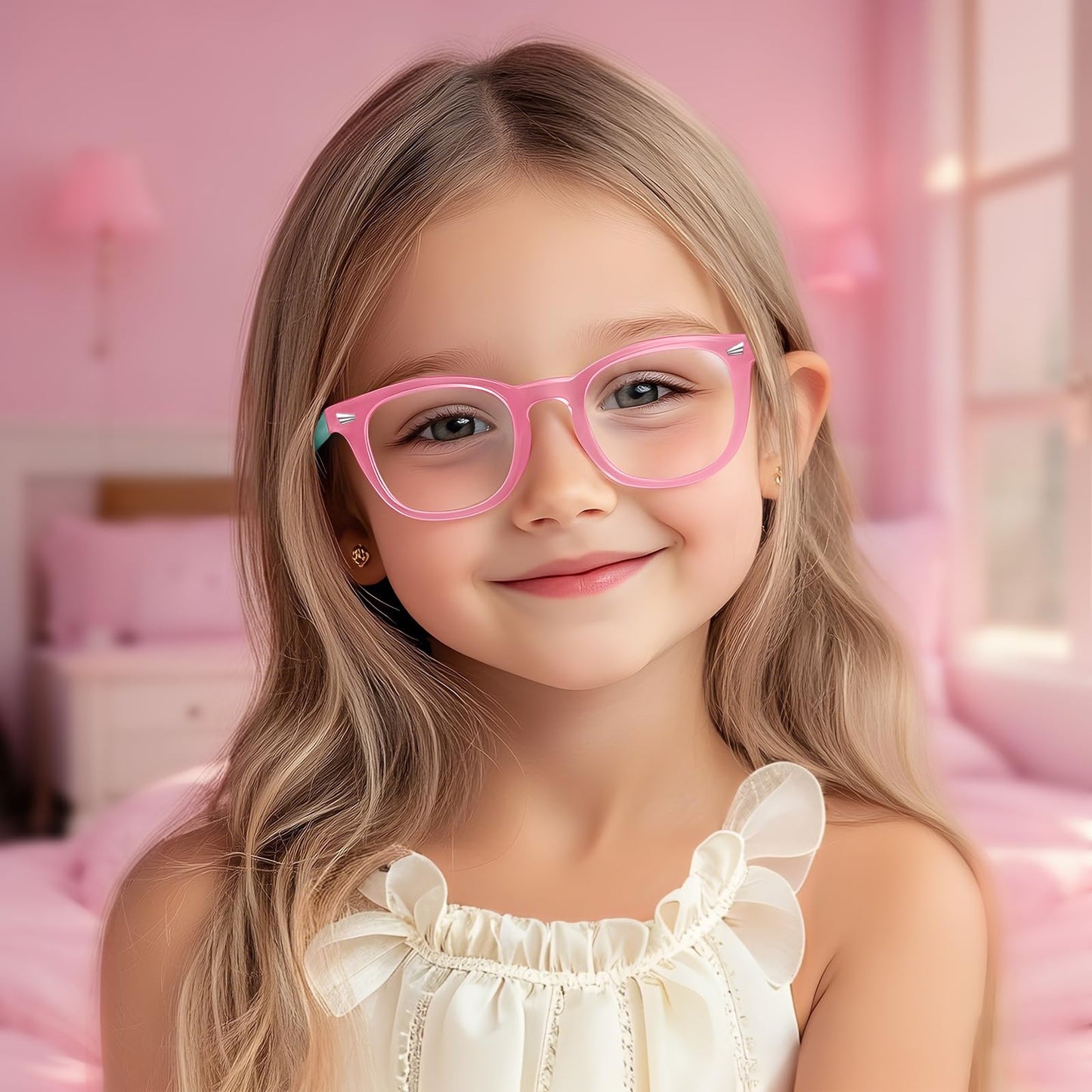 CHEERS DEVICES Blue Light Glasses for Kids Boys Girls Teens - 5 Pack Computer Glasses with Unbreakable Frame and Anti-Glare - blue light glasses for teen girls, lentes de sol para niños (Age 8-16)