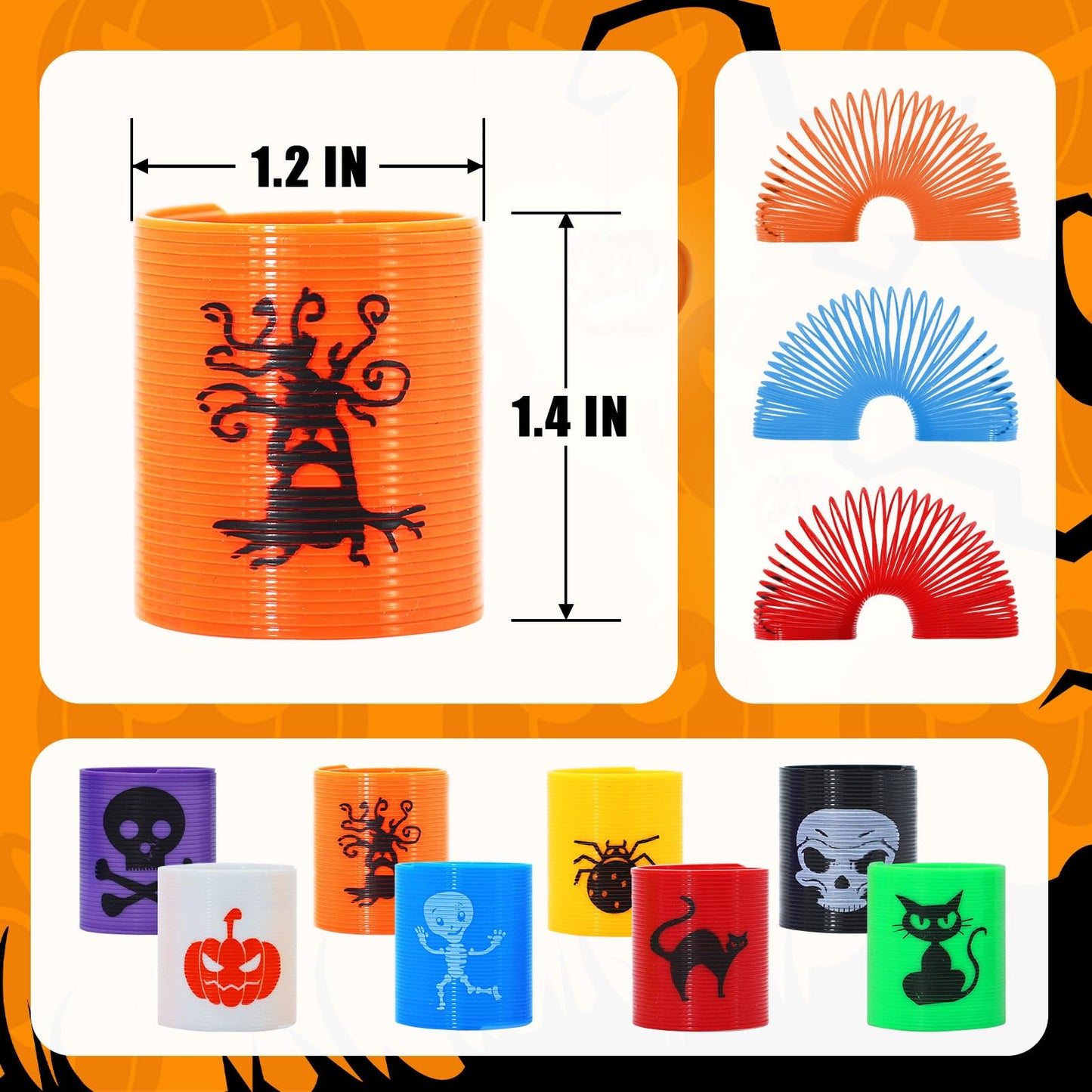 Cocurb 32 Pcs Halloween Mini Spring Party Favors for Kids 4 to 8 Fun Goodie Bag Stuffers for All Hallow's Day, Classroom Prizes, and Small Toys Presents,Stress Relief Bulk Fidget Toys