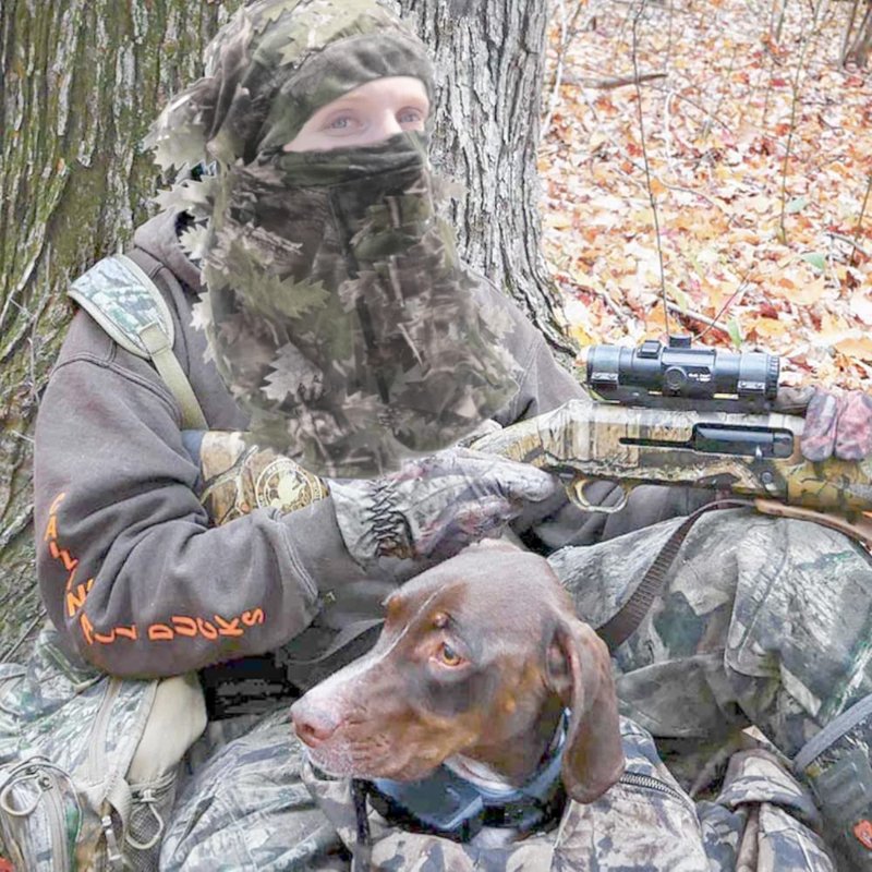 Ghillie Camouflage Leafy Hat 3D Full Face Mask Headwear Turkey Camo Hunter Hunting Accessories