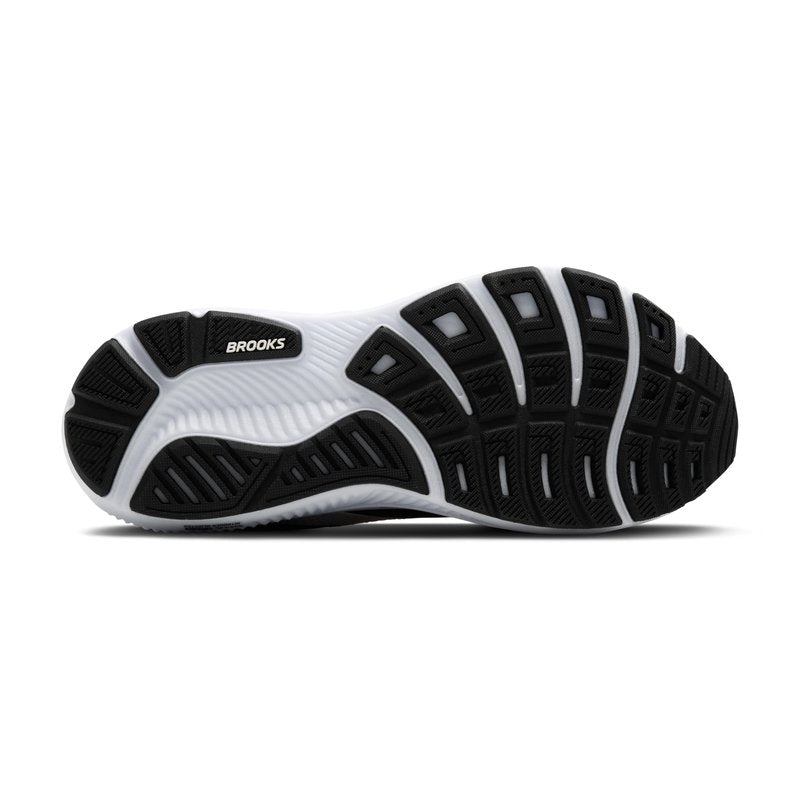 Brooks Men’s Ghost 17 Neutral Running Shoe - Black/Grey/White - 8.5 Wide