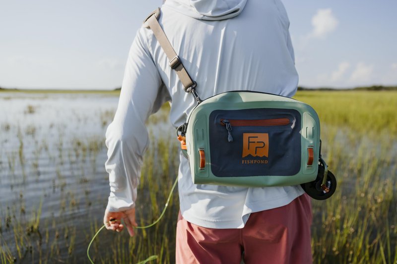 fishpond Thunderhead Small Submersible Fishing Fanny Pack - Eco Yucca | Waterproof Fly Fishing Bag | Fishing Waist Pack
