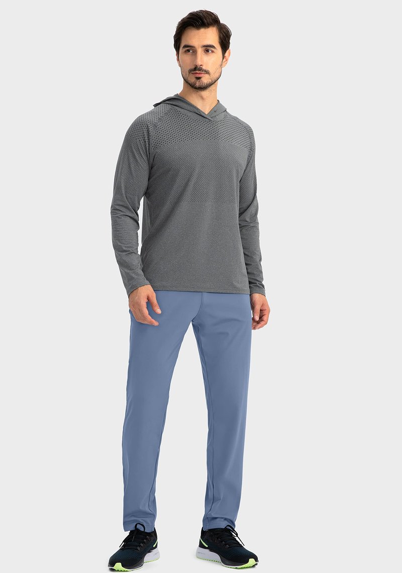 G Gradual Men's Sweatpants with Zipper Pockets Tapered Joggers for Men Athletic Pants for Workout, Jogging, Running (Slate Blue, Medium)