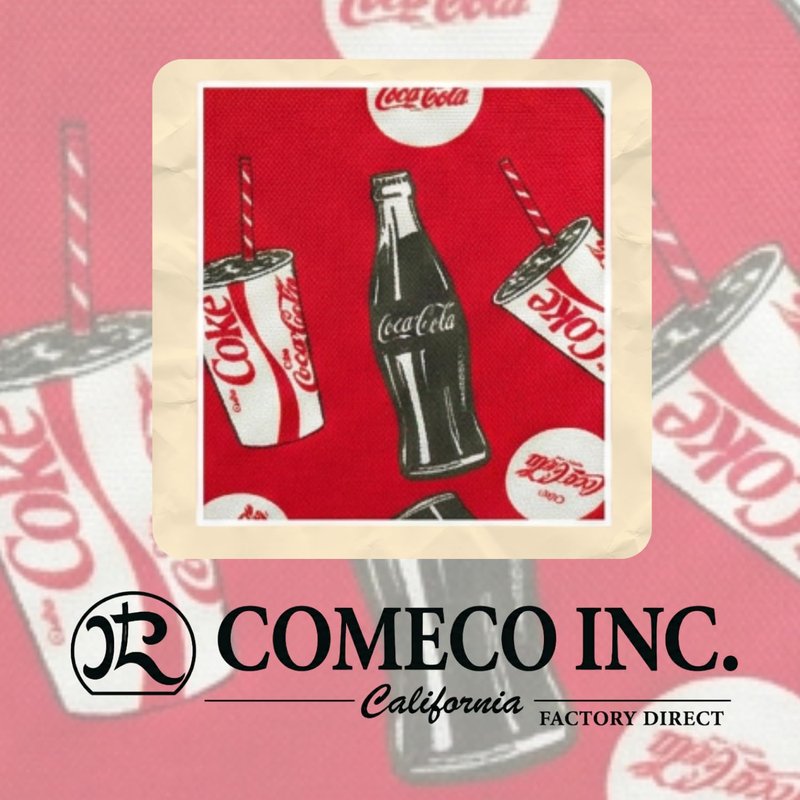 Wondermolly Coca-Cola Drinks Backpack in Polyester Material