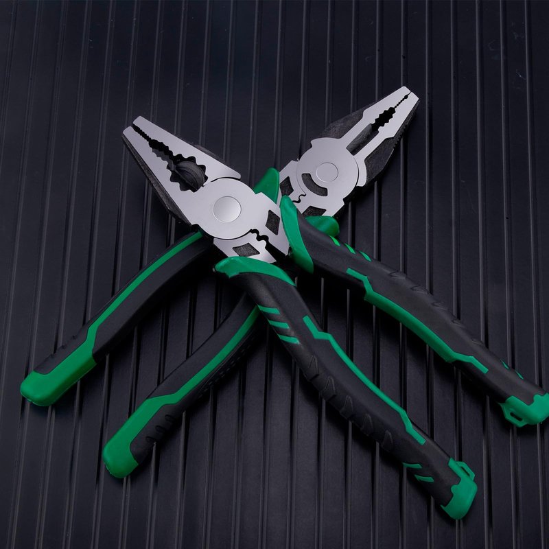 Alwonder Fishing Crimping Pliers Steel Wire Crimping Tool Fishing Leaders Crimpers Cutter Gripper for Single Barrel Sleeves, Terminal Tackle Connectors Multi-Function 8IN Cutting Crimp Tool