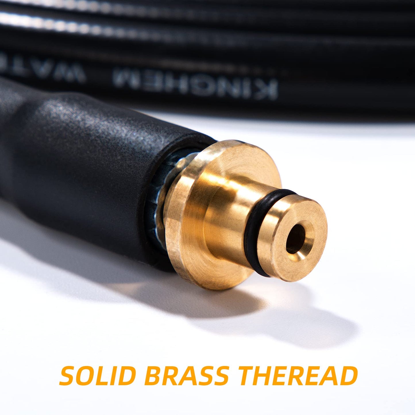 YUET 5M High Pressure Washer Replacement Hose for Kärcher K Series Washers Karcher K2, Click M22 (14mm) Female Type Plug - Old Model Quick Connector Extension Water Clean Pipe (15 Metres)