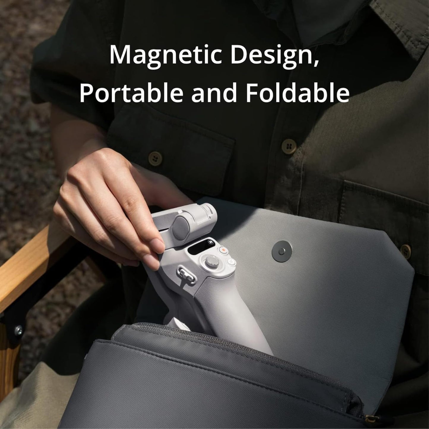 DJI Osmo Mobile SE, 3-Axis Phone Gimbal for iPhone, Android, Built-in Tripod, Selfie Stick, Gimbal Stabilizer for iphone, Andriod, ActiveTrack 6.0, Vlogging Stabilizer for Youtube, TikTok, Travel