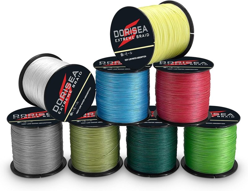 Extreme Braid 100% PE Grey Braided Fishing Line | Abrasion-Resistant, 6-550 lb Test, 109-2187 Yards