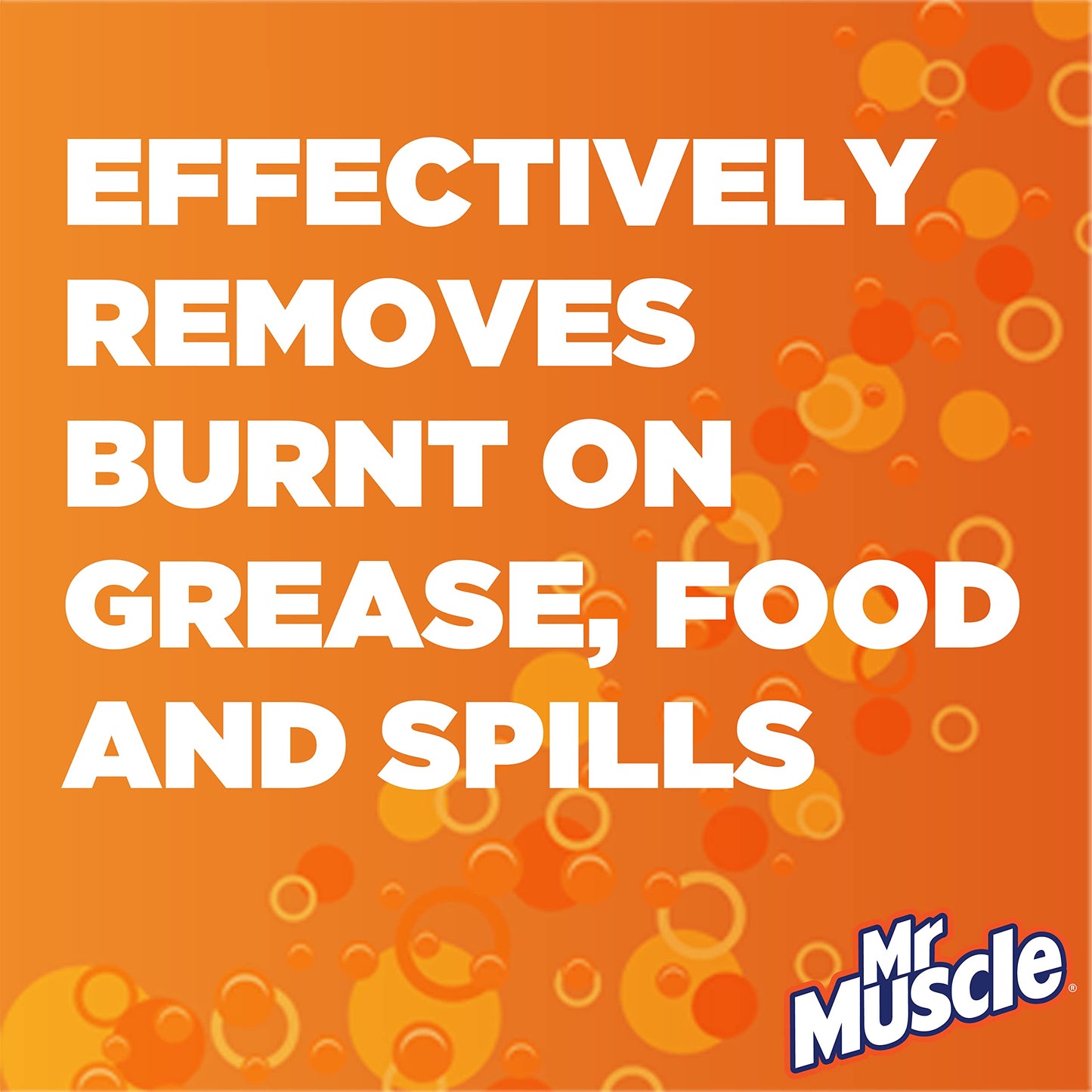Mr Muscle Oven Cleaner, Heavy Duty Oven Cleaner & Degreaser for Burnt Grease & Food Spills, No-Scrub Formula for Quick Kitchen Cleaning, Fast-Acting Clean in Just 30 Minutes, Pack of 6 (6 x 300ml)