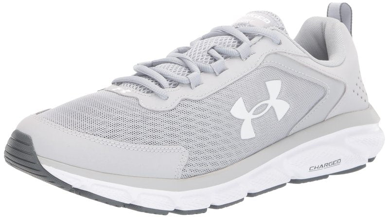 Under Armour Mens Charged Assert 9 CN, Mod Gray (101)/White, 9 Medium US
