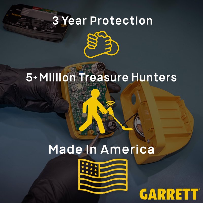 Garrett Pro-Pointer II Metal Detector Pinpointer – 360° Detection, LED Flashlight, Waterproof Tip, Fast Retune, Lost Alarm, Includes Holster & Battery
