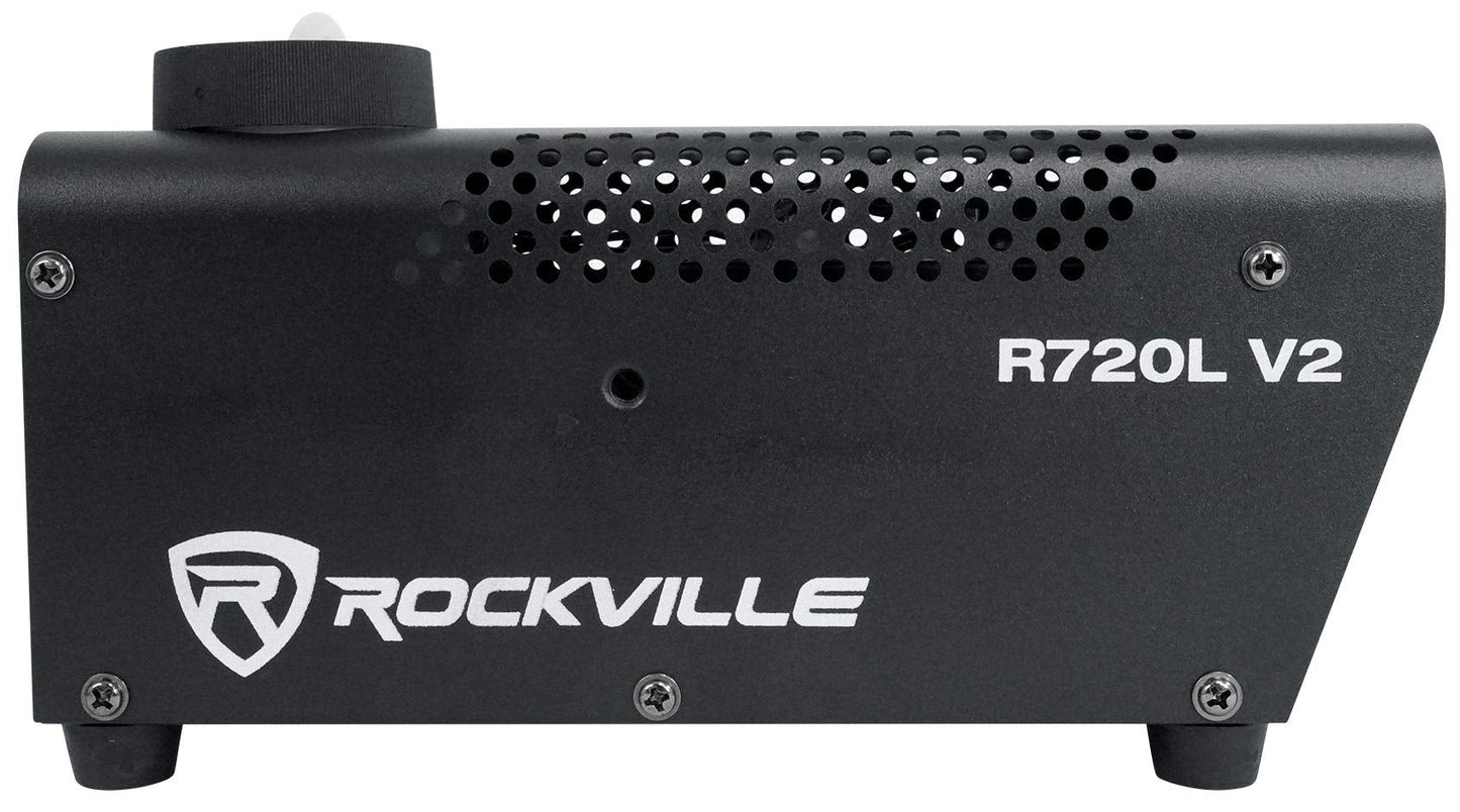 Rockville Fog/Smoke Machine w/Remote+Fluid+Multi Color LED Built in (R720L)