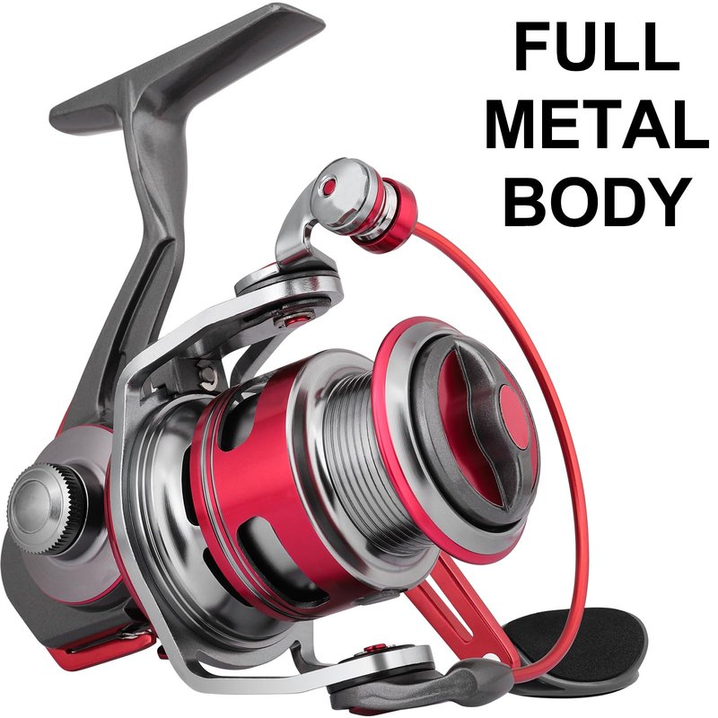 TRUSCEND Spinning Fishing Reel, Aviation Metal Material Body Reels, Industrial Durable-Strength, High Speed & Stability, Ultra-Light & Powerful, Smoother & Durable, Saltwater Freshwater Fishing Gear