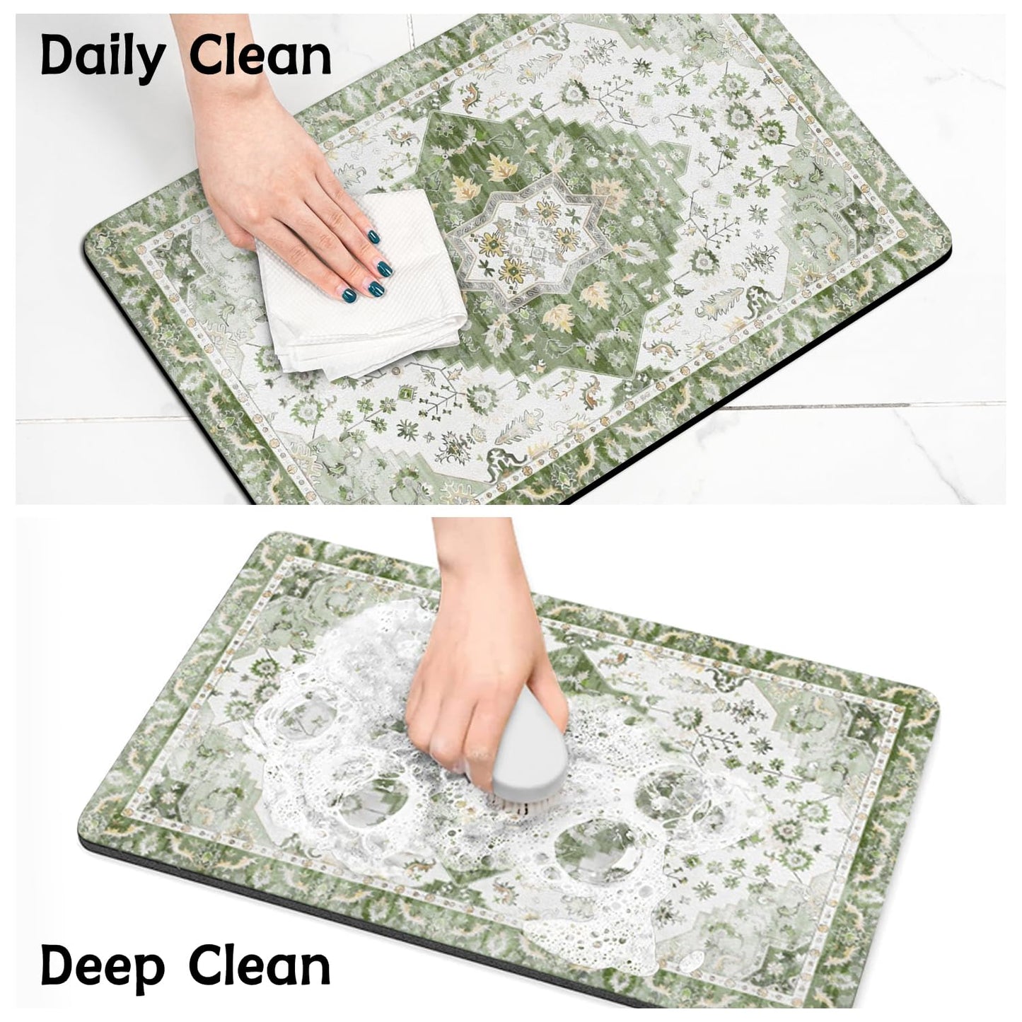 Pet Food Mats for Floor, Absorbent Dog Mat for Food and Water Dispenser Mat, Dog Food Mat Quick Dry Cat Food Mat Pet Supplies
