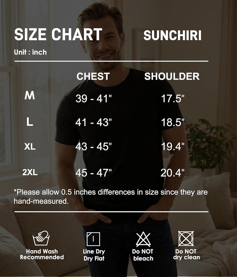 100% Merino Wool T-Shirts for Men - Lightweight Short Sleeve Base Layer | 2 Pack