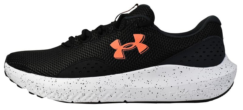 Under Armour Men's Charged Surge 4, (004) Black/Anthracite/Ares Red, 6.5, US