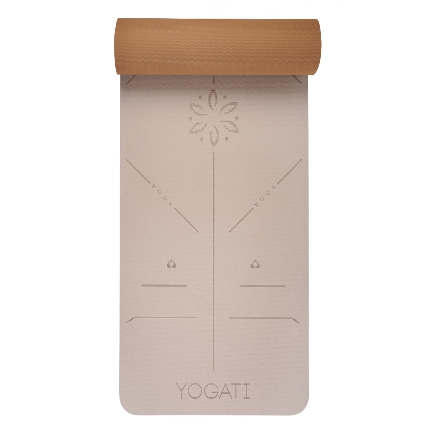 YOGATI Yoga mats for home workout. Non slip yoga mat with strap. Thick yoga mats for Women and Men. Pilates mat ideal for Fitness and gym. Exercise mat thick. Yoga mat thick. Workout mat. Yoga matt