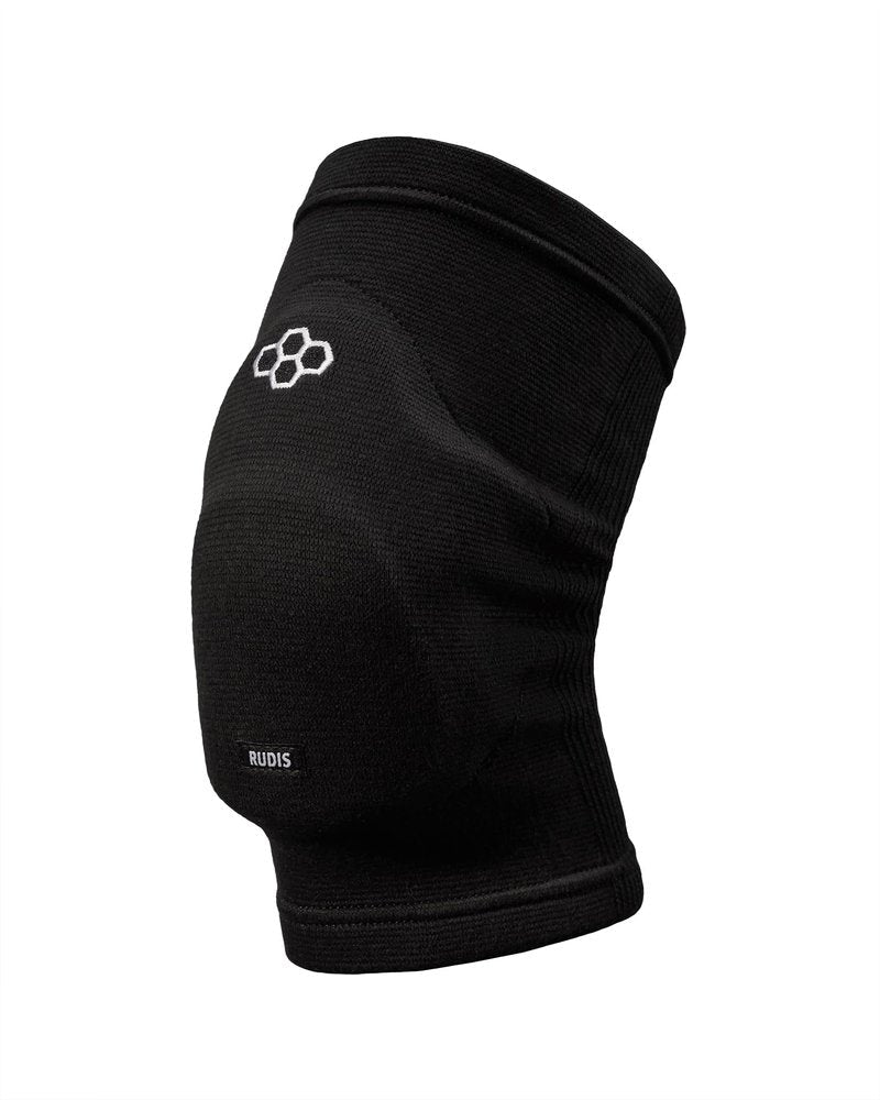 RUDIS Impact-Resistant Black Knee Pad for Wrestling