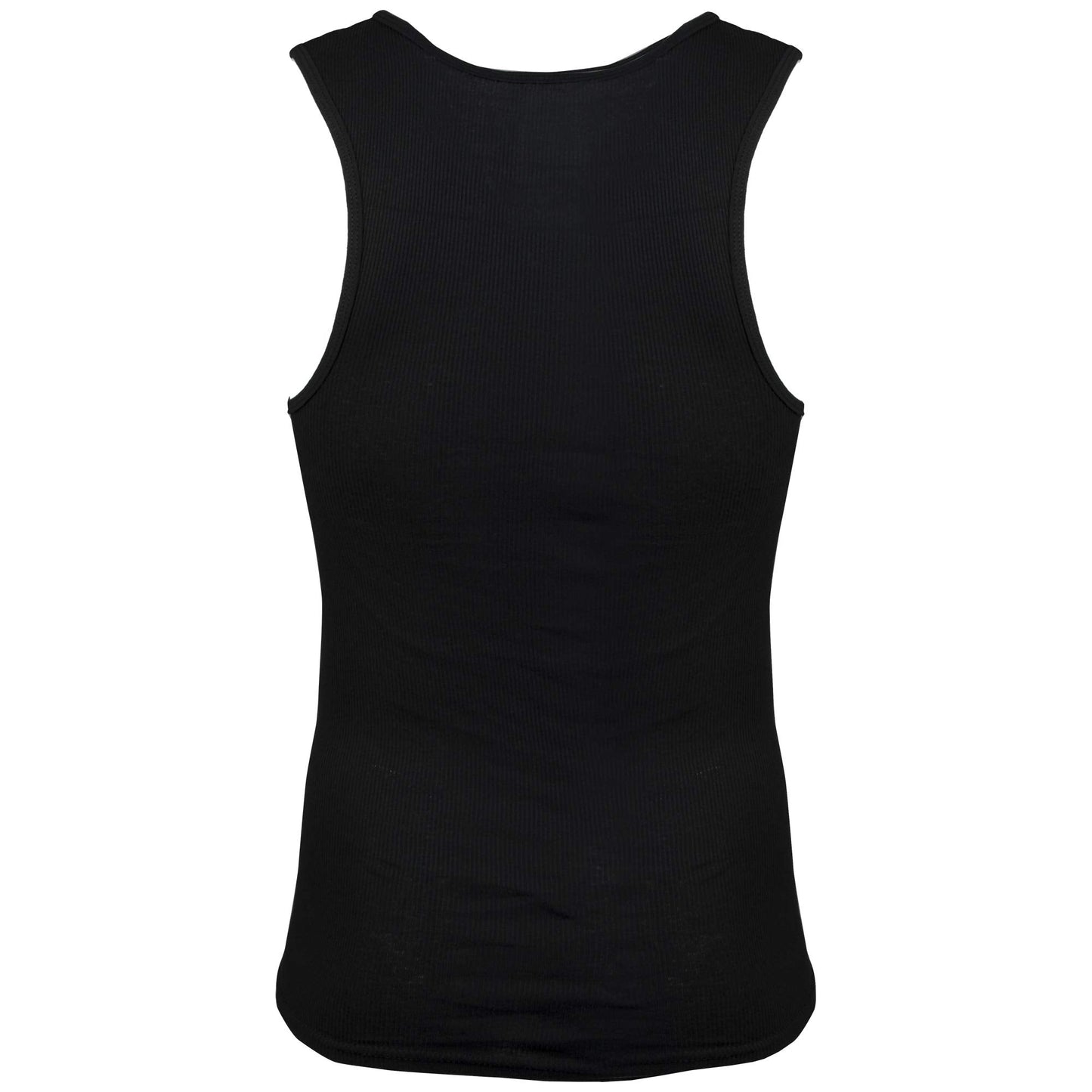 Gildan Men's A-Shirt Tanks, Multipack, Style G1104, Black (6-Pack), Medium