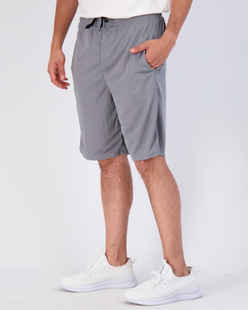 Real Essentials 3 Pack: Men’s 9" Mesh Basketball Shorts | Long Athletic Performance Gym Short with Pockets - Set 4, XL