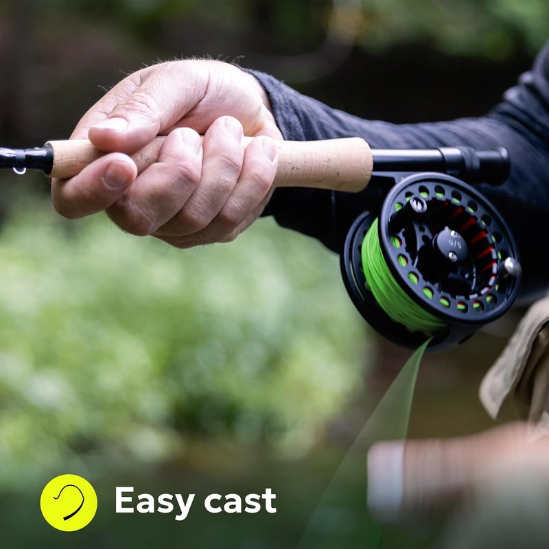 Fly Fishing Line - Weight Forward Floating 100FT with Double Welded Loops | 3wt to 8wt Options