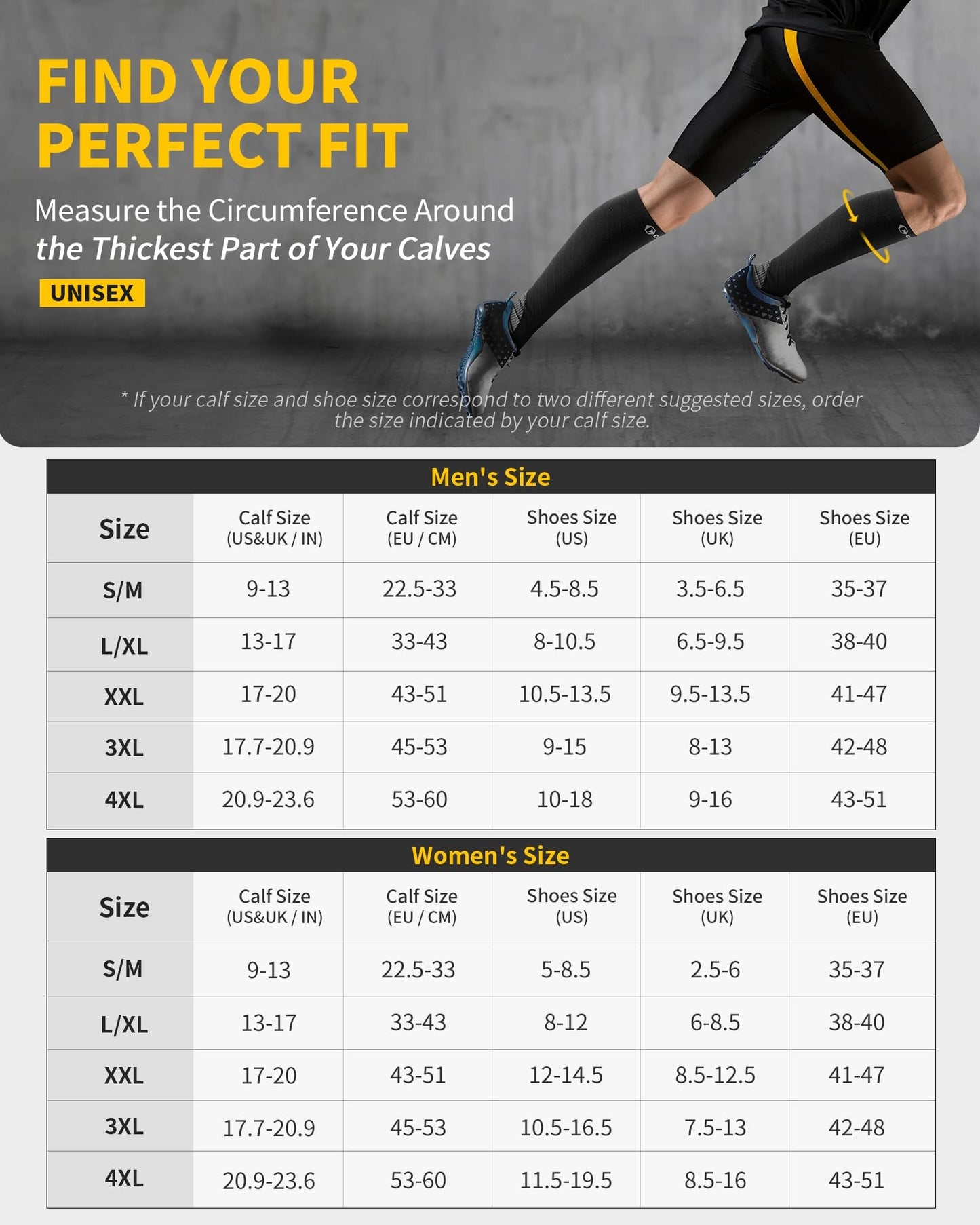CAMBIVO Compression Socks for Women & Men 2 Pairs, Flight Socks Compression Stockings Running Socks for Calf & Ankle Support, Sports, Flying, Maternity Pregnancy, Nurses, Travel
