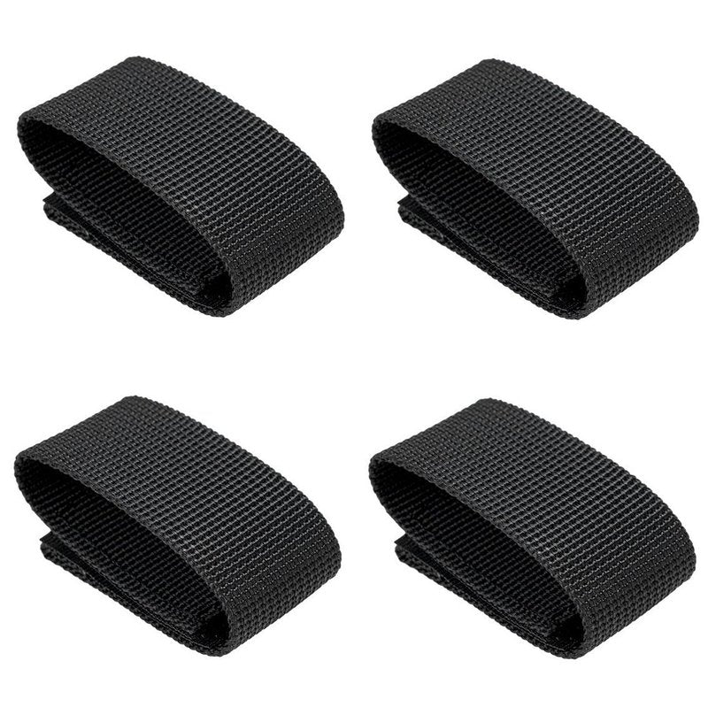 TACNEX Duty Belt Keepers w/Hook & Loop Closure for 1.25" Wide Utility Belt Loop Stays Nylon Tactical Strap Holder Retainer Police Law Enforcement Security Military Accessories NY