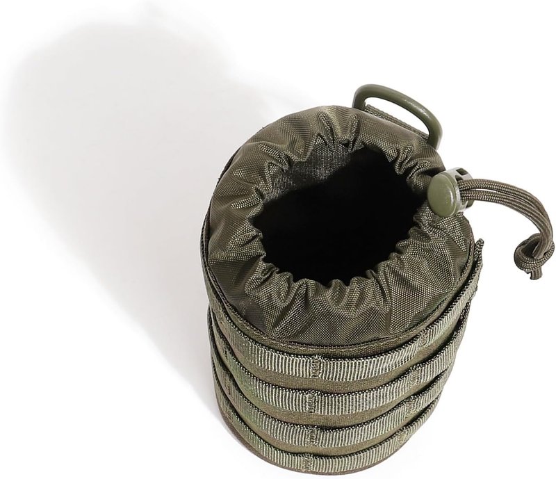 Tactical MOLLE Water Bottle Holder - Durable Nylon Hydration Carrier for Belt, Backpack, Vest | Ideal for Hiking, Camping, Fishing