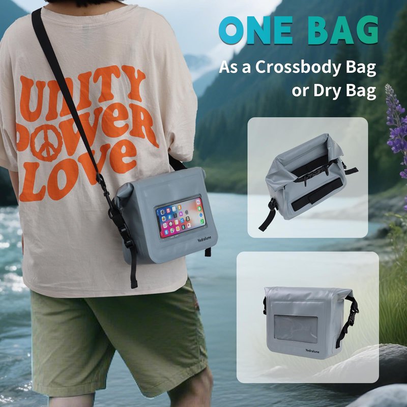 Yedralune Waterproof MOLLE Dry Bag, Compatible with YETI Hopper Flip, Tactical Backpack, Soft Cooler, for Dry Bag Sidekick
