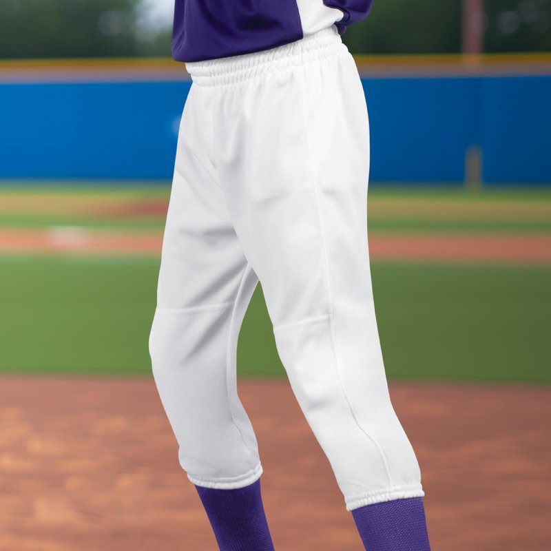Augusta Sportswear Youth Gamer Pull-Up Baseball Pant Black XXS